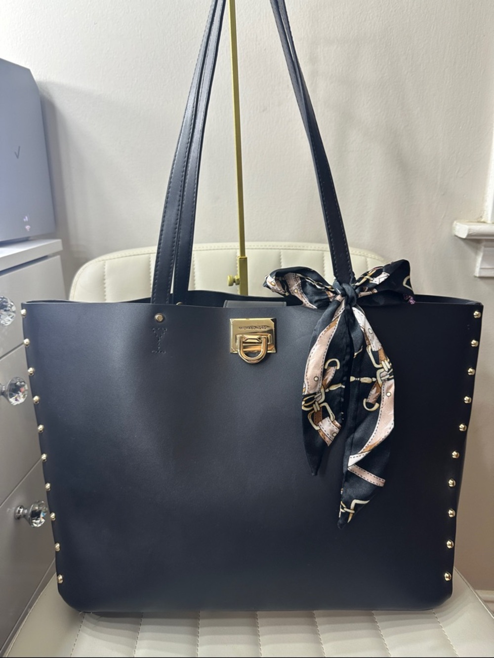 SOLD—Michael Kors Black Tote Bag NWT